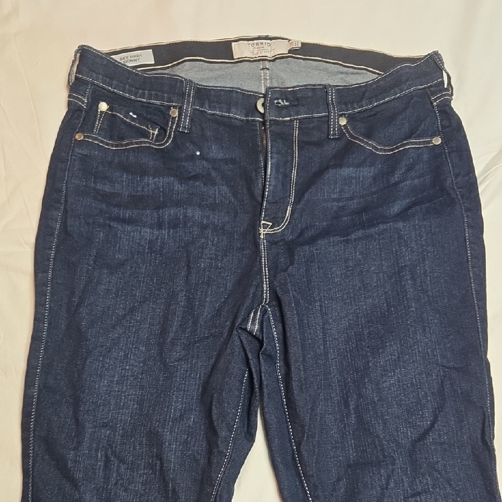 Torrid Dark Indigo Skinny Jeans